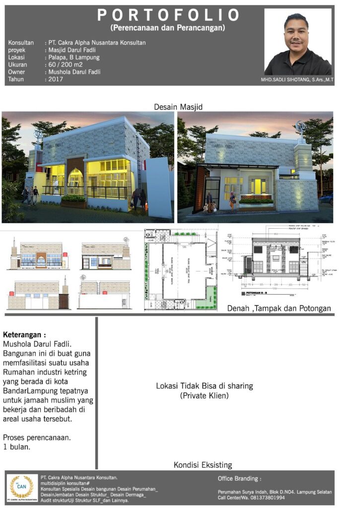 design arsitektur masjid